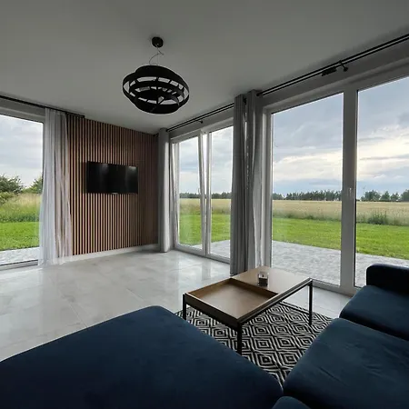 Tu Jest Pieknie- Dom Premium Z Ogrodowym Spa Lebcz Exterior photo